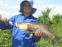 Fishing trips on the Daly River near Woolianna