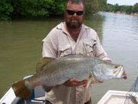 Barramundi fishing charters on the Daly River